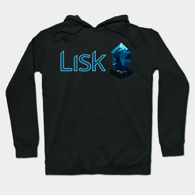 Lisk Cryptocurrency Logo. Hoodie by CryptoTextile